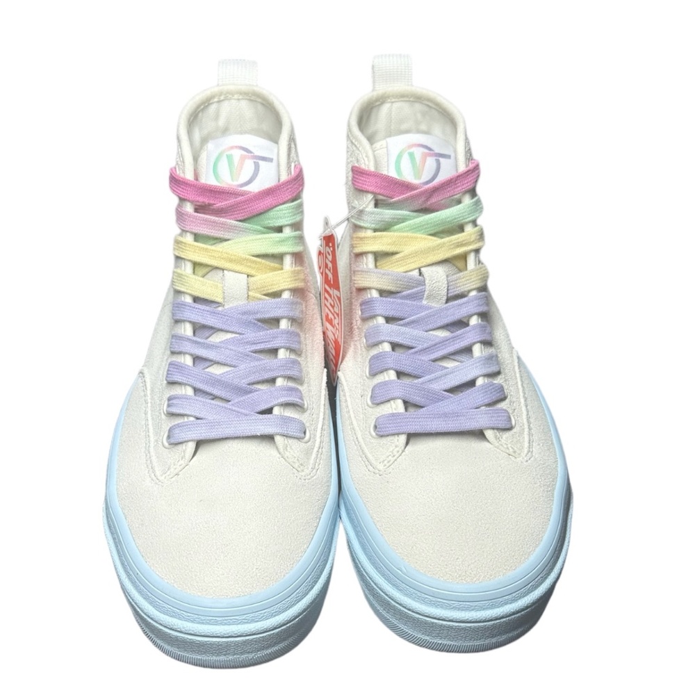 *NEW* VANS Sentry WC Pastel Pop/Marshmallow High Top Shoe Women's Size 8 Multi - Picture 2 of 10